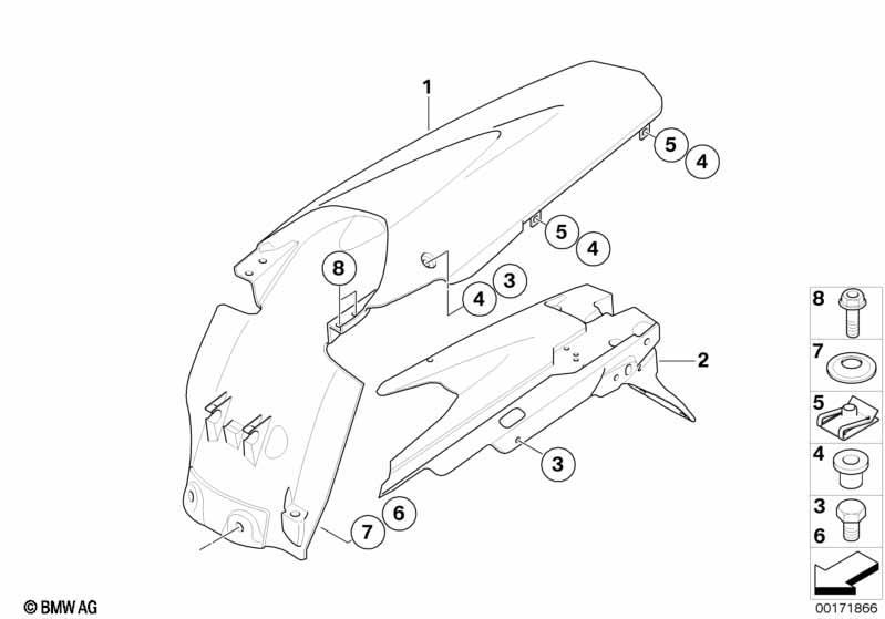 Radabdeckung Kennzeichenträger