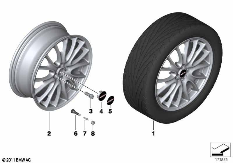 JCW LM Rad Cross Spoke R113