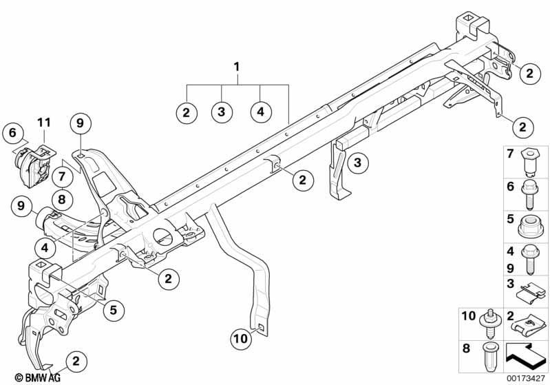 Träger Instrumententafel