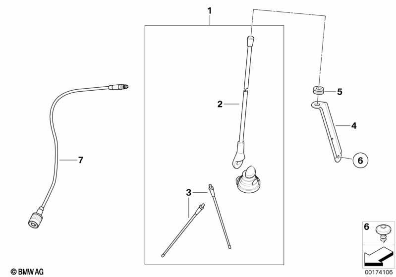 Antenne Groundplane 75,795 MHZ