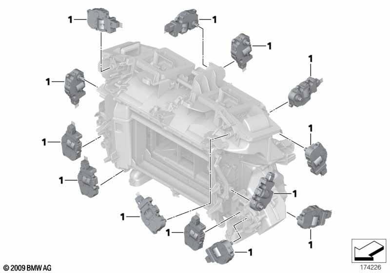 Stellantrieb Klimaautomatik