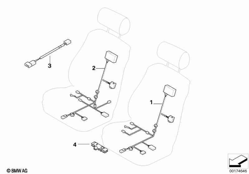 Kabelsatz Basis/Sport-Sitz manuell