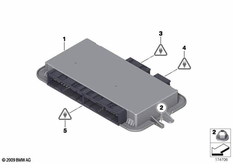 Steuergerät Fussraummodul 3