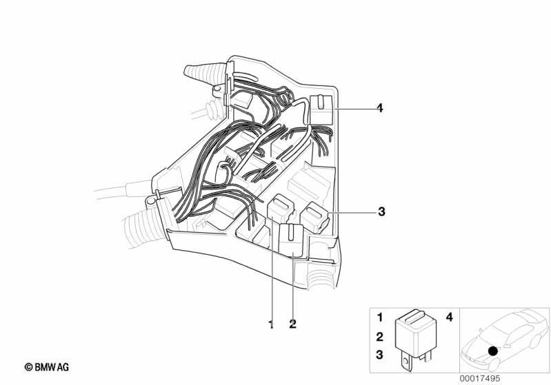 Relaispositionierung Motorraum