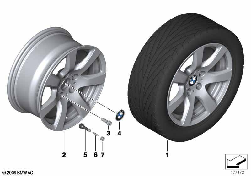 BMW LM Rad Sternspeiche 233 - 17"