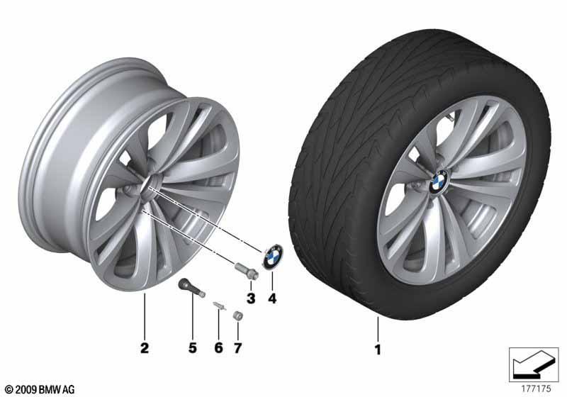 BMW LM Rad Doppelspeiche 234 - 18"