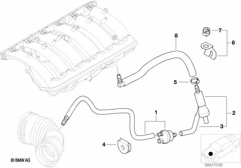 Unterdrucksteuerung-Motor