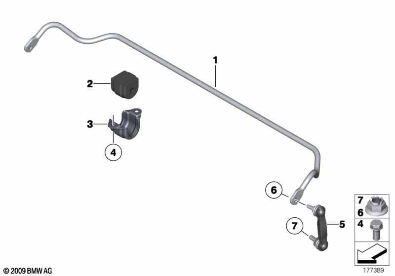 Stabilisator hinten