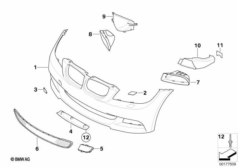 BMW Performance Aerodynamik Front