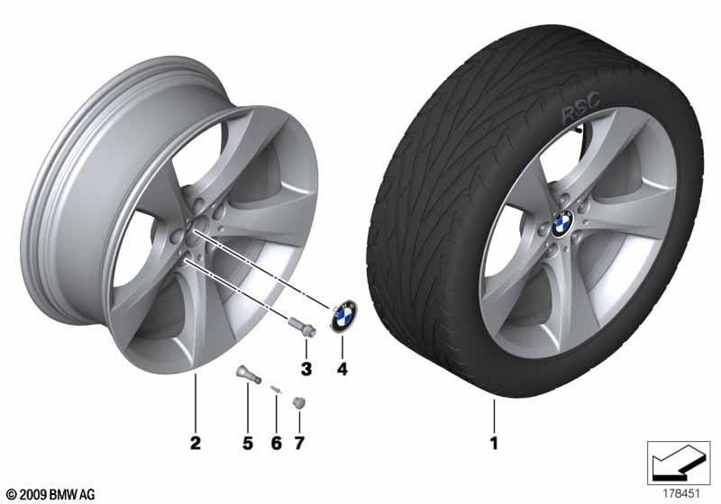 BMW LM Rad Sternspeiche 311