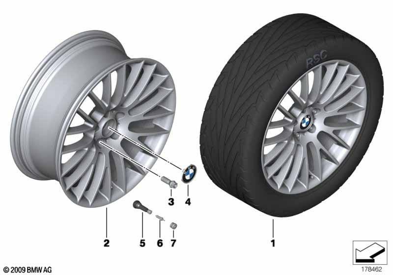 BMW LM Rad Kreuzspeiche 312