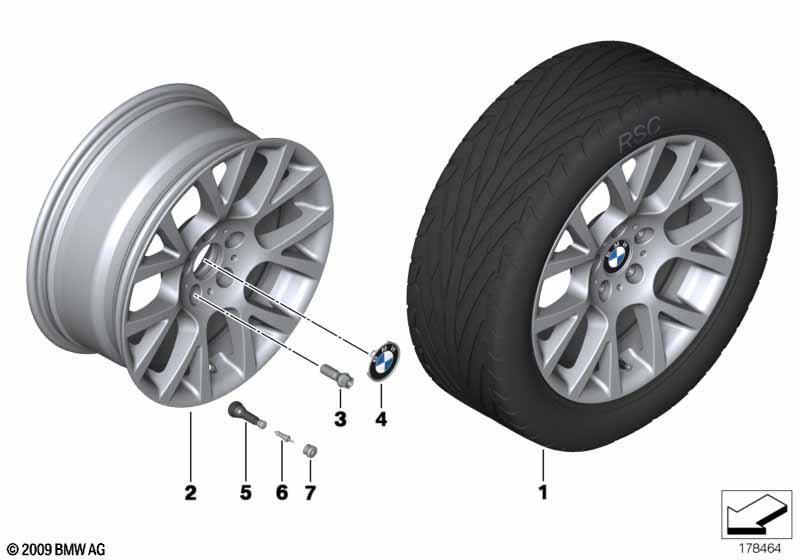 BMW LM Rad Doppelspeiche 238 - 20"