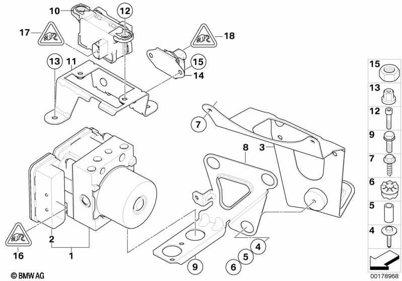 Hydroaggregat DSC/Halterung/Sensoren