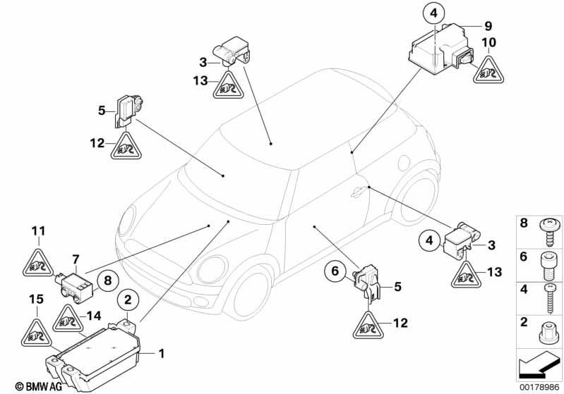 Elektrikteile Airbag