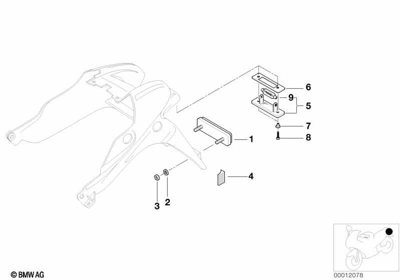 Kennzeichenträger/Seitenstrahler