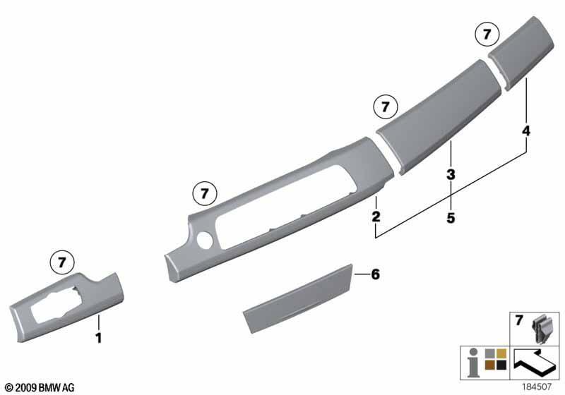 Dekorblenden Instrumententafel