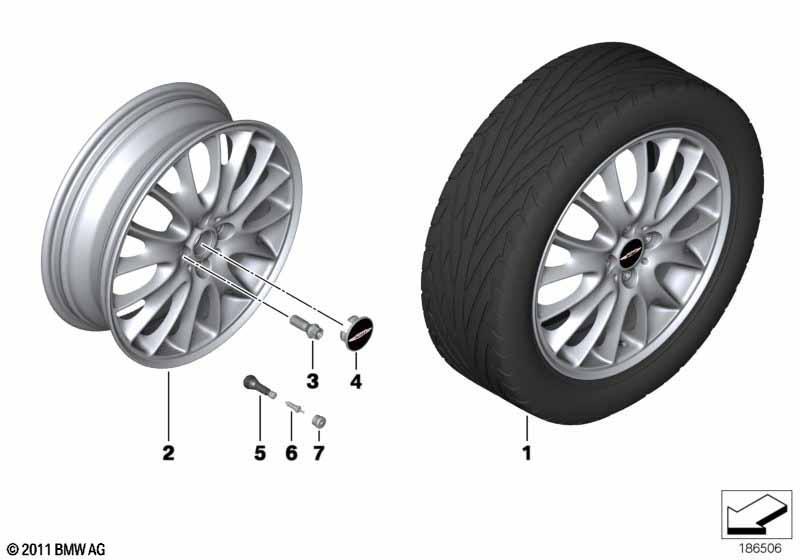 JCW LM Rad Cross Spoke R114