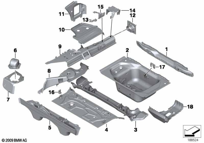 Gepäckraumboden Anbauteile