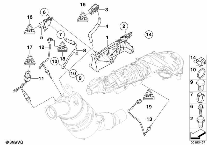 Dieselpartikelfiltersensorik/Anbauteile