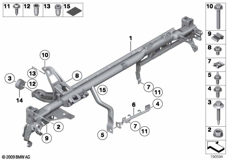 Träger Instrumententafel