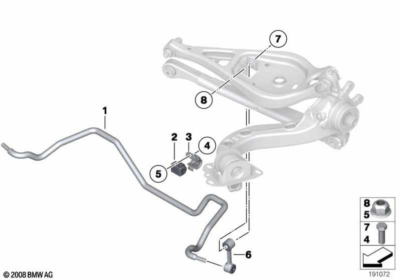 Stabilisator hinten