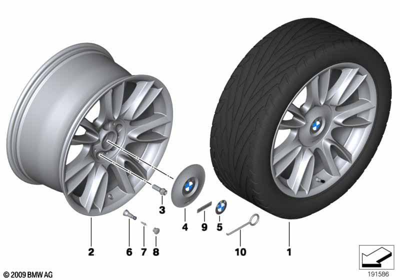 BMW LM Rad Individual V-Speiche 301 -20"