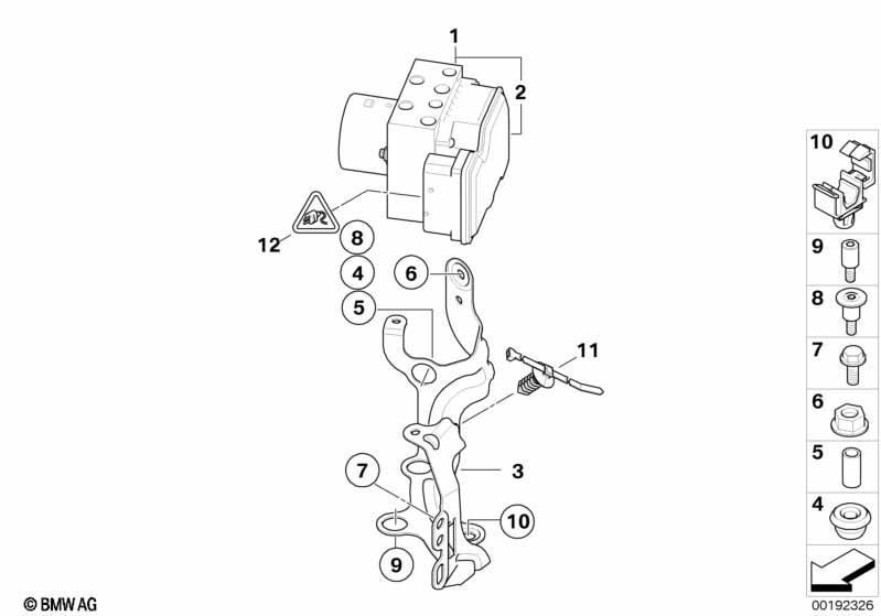 Hydroaggregat ASC/Steuergerät/Halterung