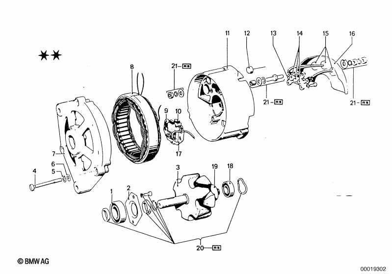 Generator Einzelteile