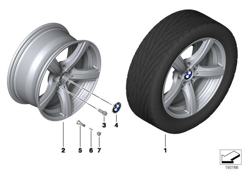 BMW LM Rad Sternspeiche 290