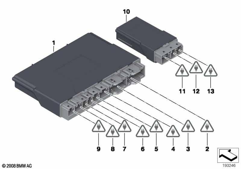 Steuergerät Sitzmodul vorne/hinten