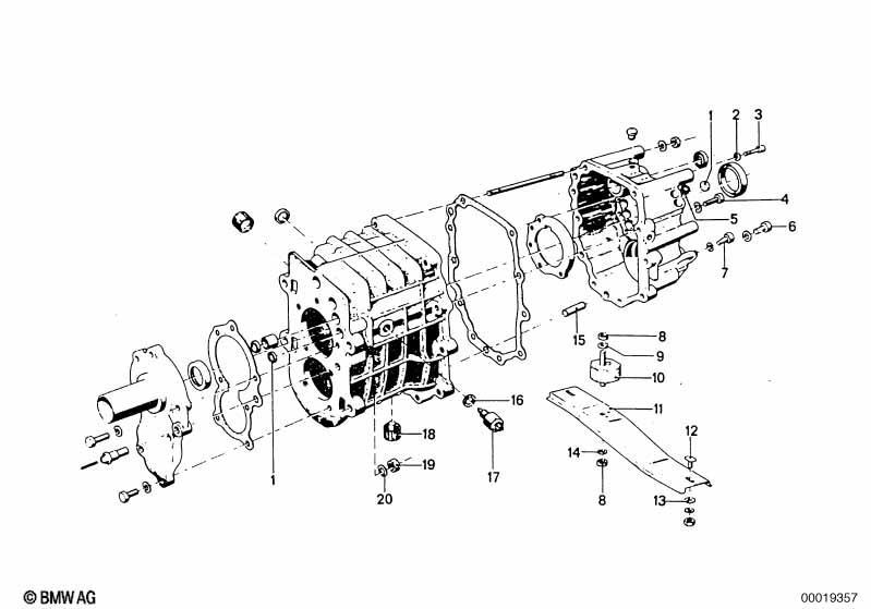 Getrag 262 Gehäuse + Anbauteile