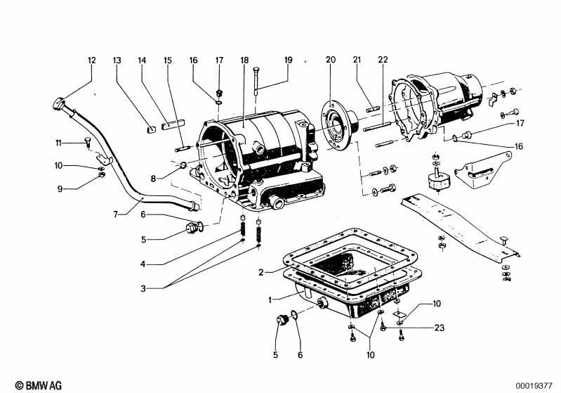 ZF 3HP20 Gehäuse + Anbauteile