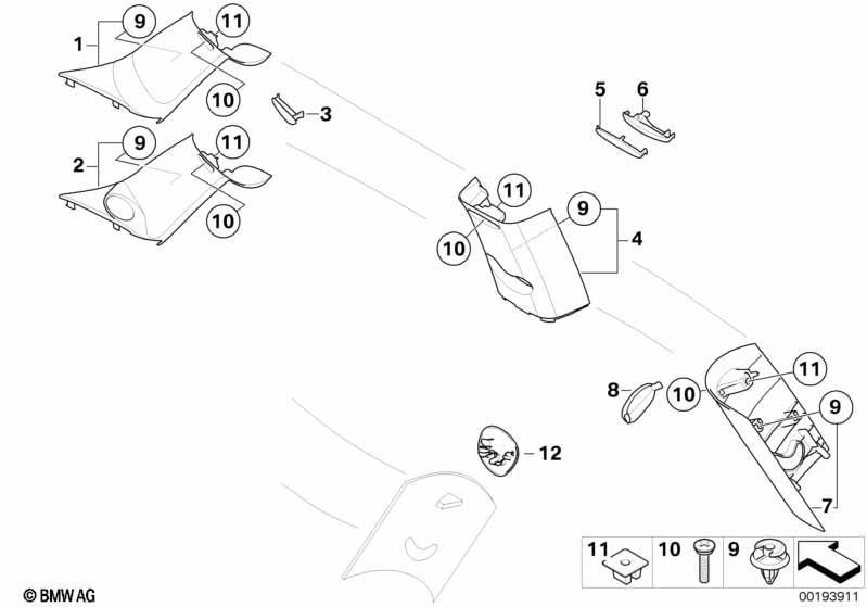 Verkleidung A- / B- / C-Säule