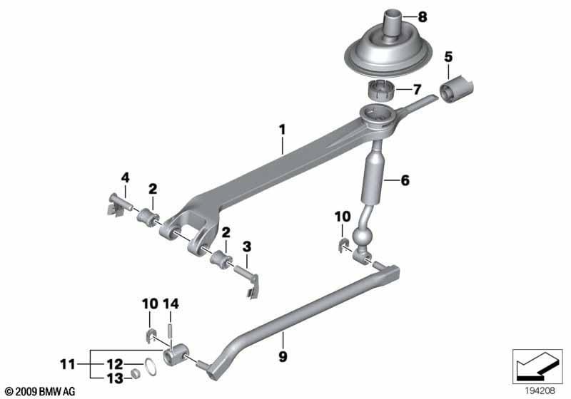 Schaltung mechanisches Getriebe