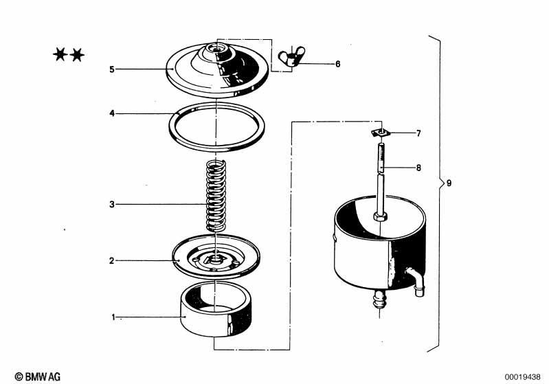 Hydrolenkung-Ölbehälter