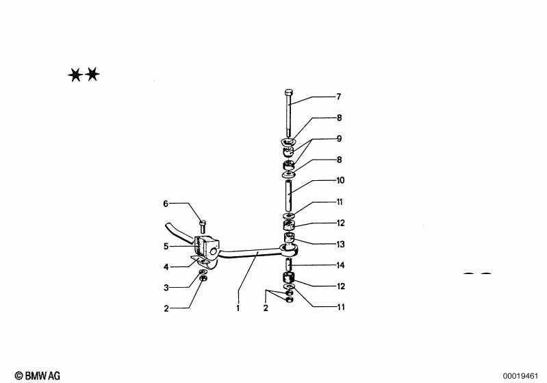 Stabilisator hinten