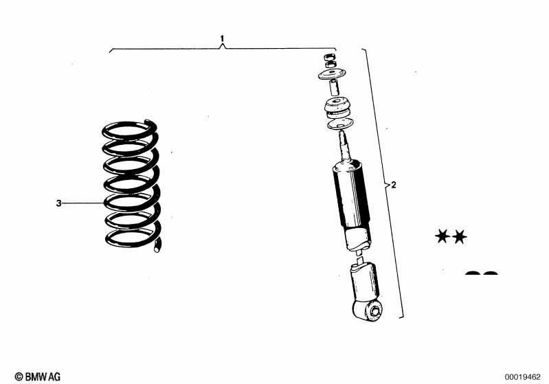 Stossdämpfer/Schraubenfeder/Anbauteile