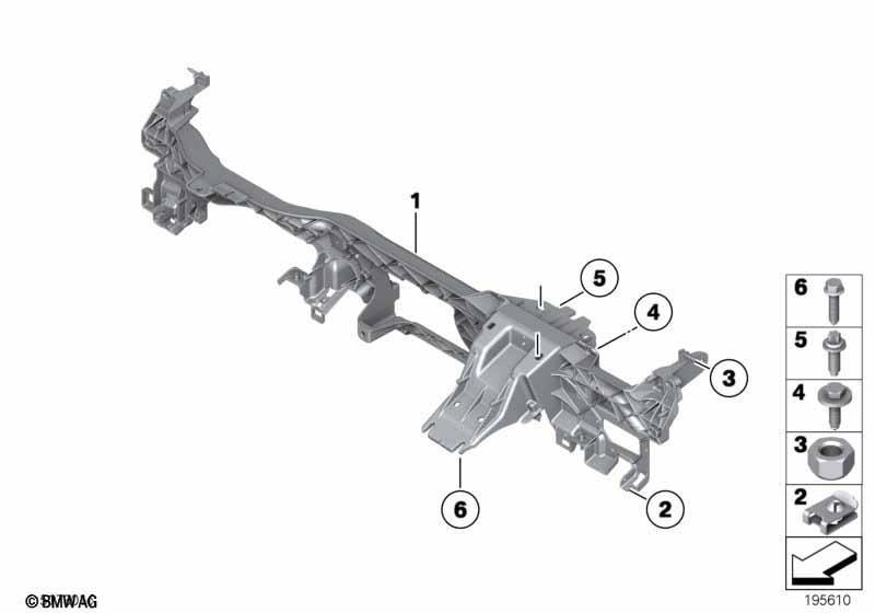 Träger Instrumententafel