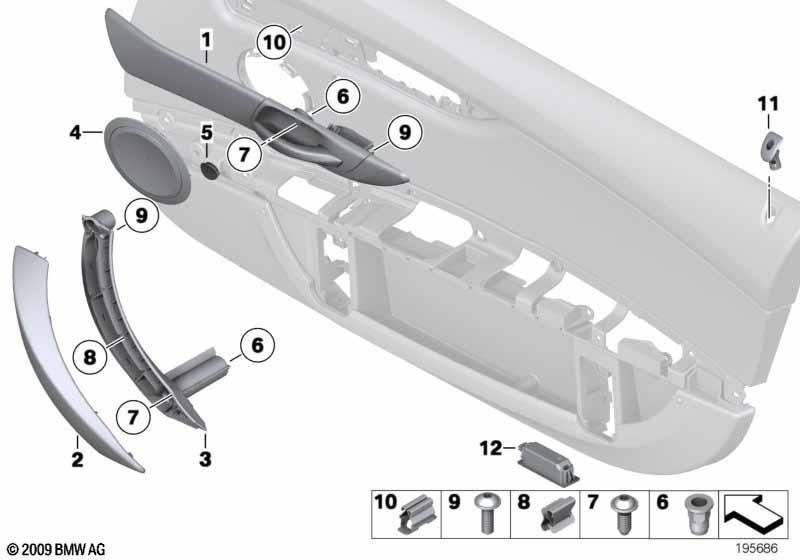 Anbauteile Türverkleidung I