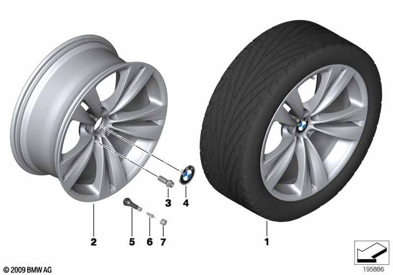 BMW LM Rad Doppelspeiche 316 - 20"