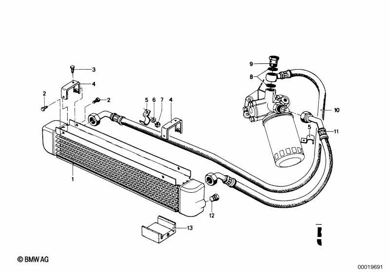 Ölkühler/Ölkühlerleitung