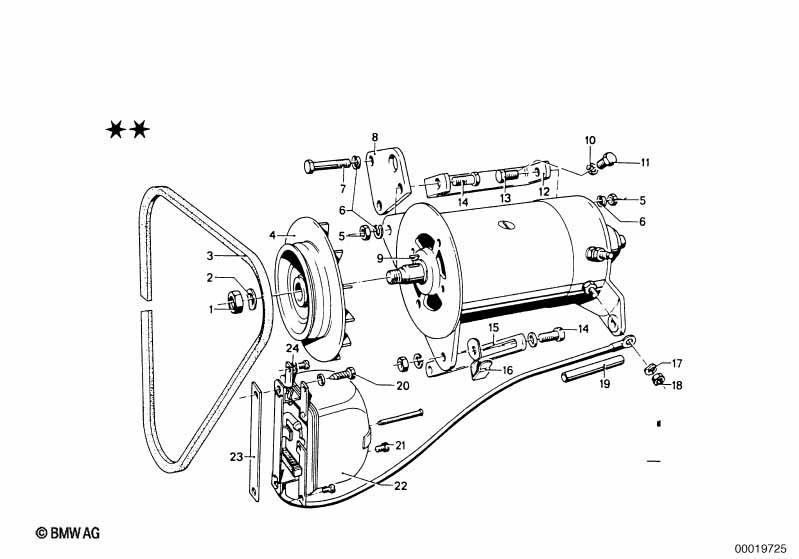 Generator Einzelteile