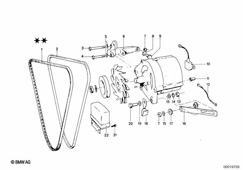 Generator Einzelteile