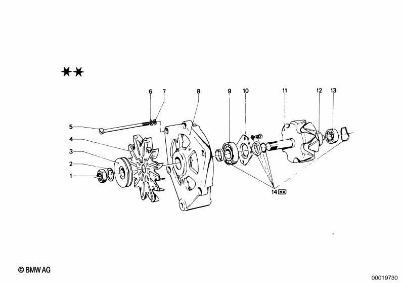 Generator Einzelteile