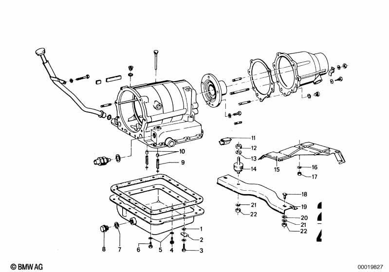 ZF 3HP12 Anbauteile/Aufhängung