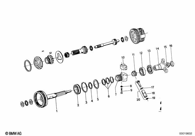 ZF 3HP12 Abtrieb/Tachoantrieb