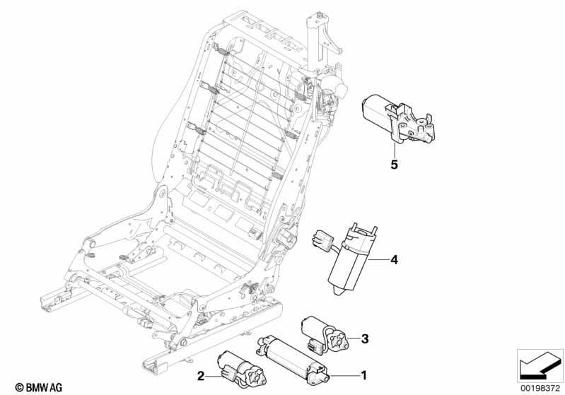 Sitz vorn Elektrik und Antriebe