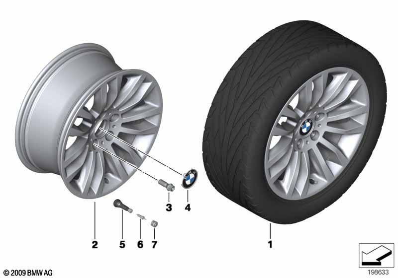 BMW LM Rad Doppelspeiche 321