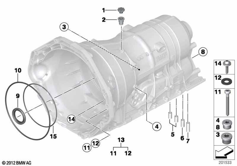 GA6HP26Z Gehäuse Anbauteile