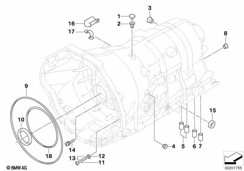 GA6HP26Z Gehäuse Anbauteile